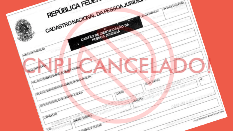 Simples Nacional - MEI inadimplente terá inscrição cancelada no CNPJ após suspensão de 95 dias