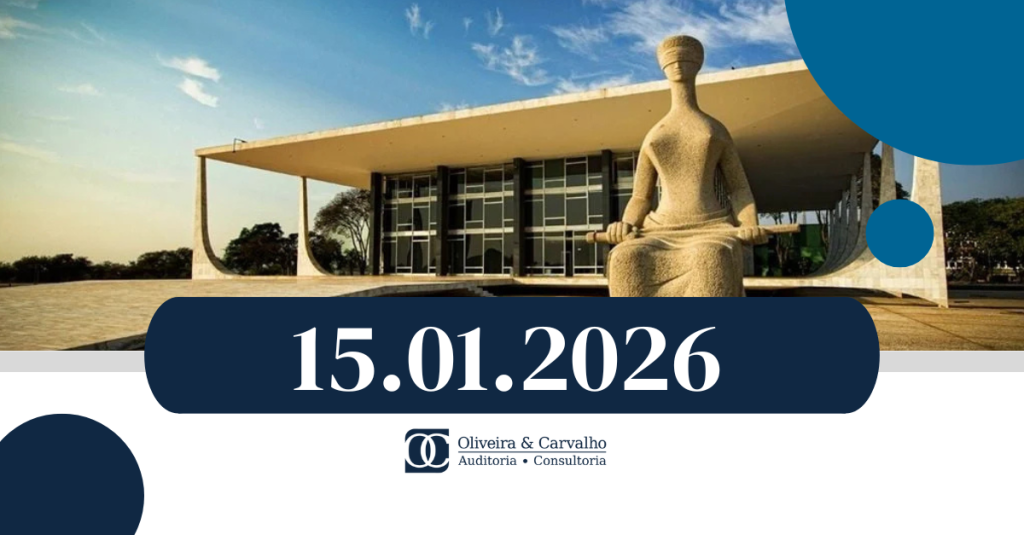 STF pauta para fevereiro julgamentos tributários com impacto estimado de R$ 51,9 bilhões