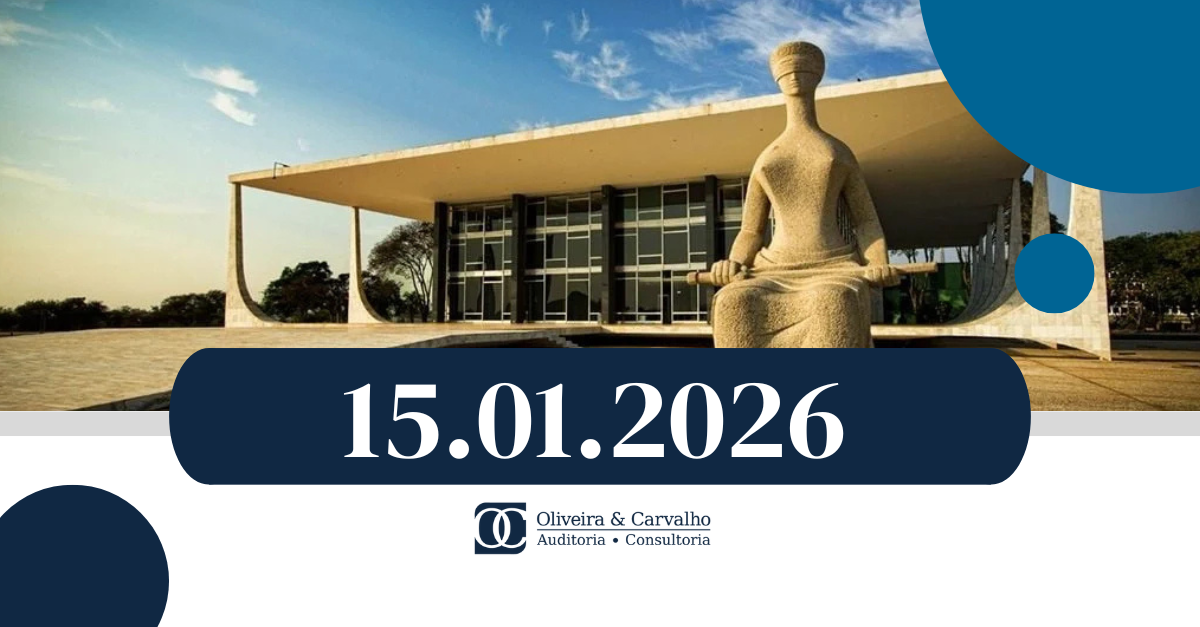 STF pauta para fevereiro julgamentos tributários com impacto estimado de R$ 51,9 bilhões